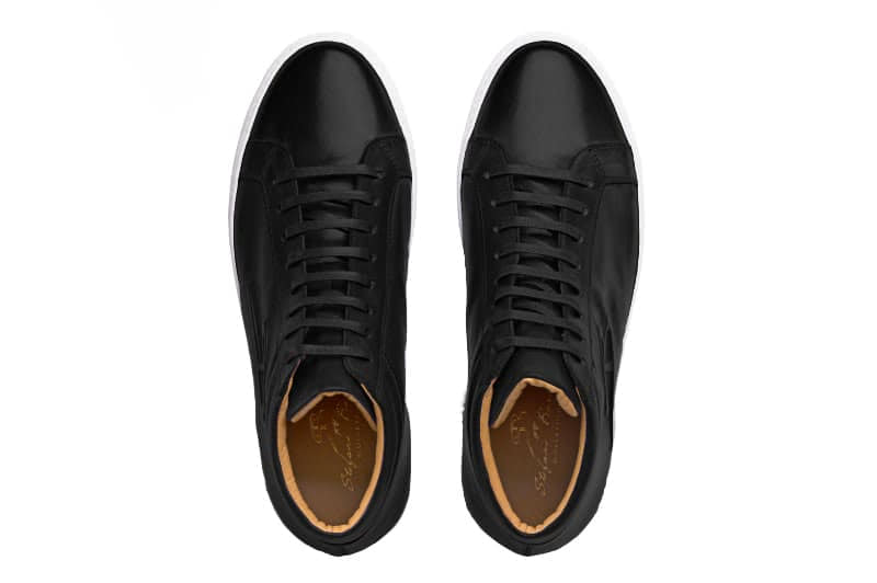 Monet - Black Mid-top Sneaker - Shop Online - Stefano Borella