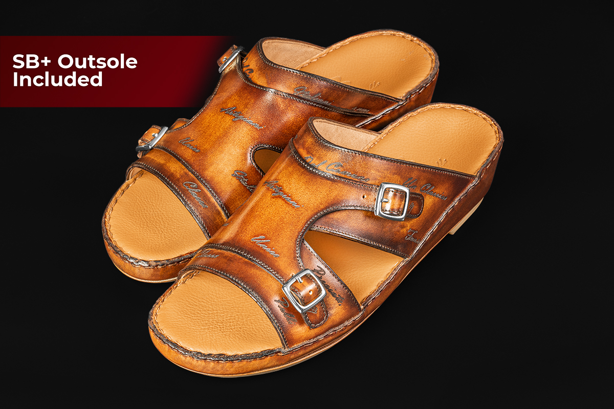 Arabic sandals: Made in Italy and hand painted | Stefano Borella